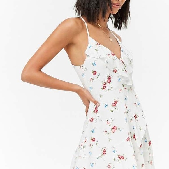 Floral Ruffle Dress - Picture 1 of 4